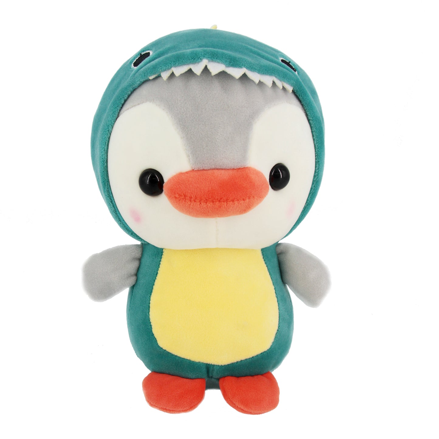 10‘’ Penguin-Dinosaur Plush Kawaii Stuffed Animal, Animal Plush Toys Penguin Wearing Dinosaur Costume Plushies, Cute Animal Doll Gift for Kids, Girls, Birthday, Valentines, Christmas