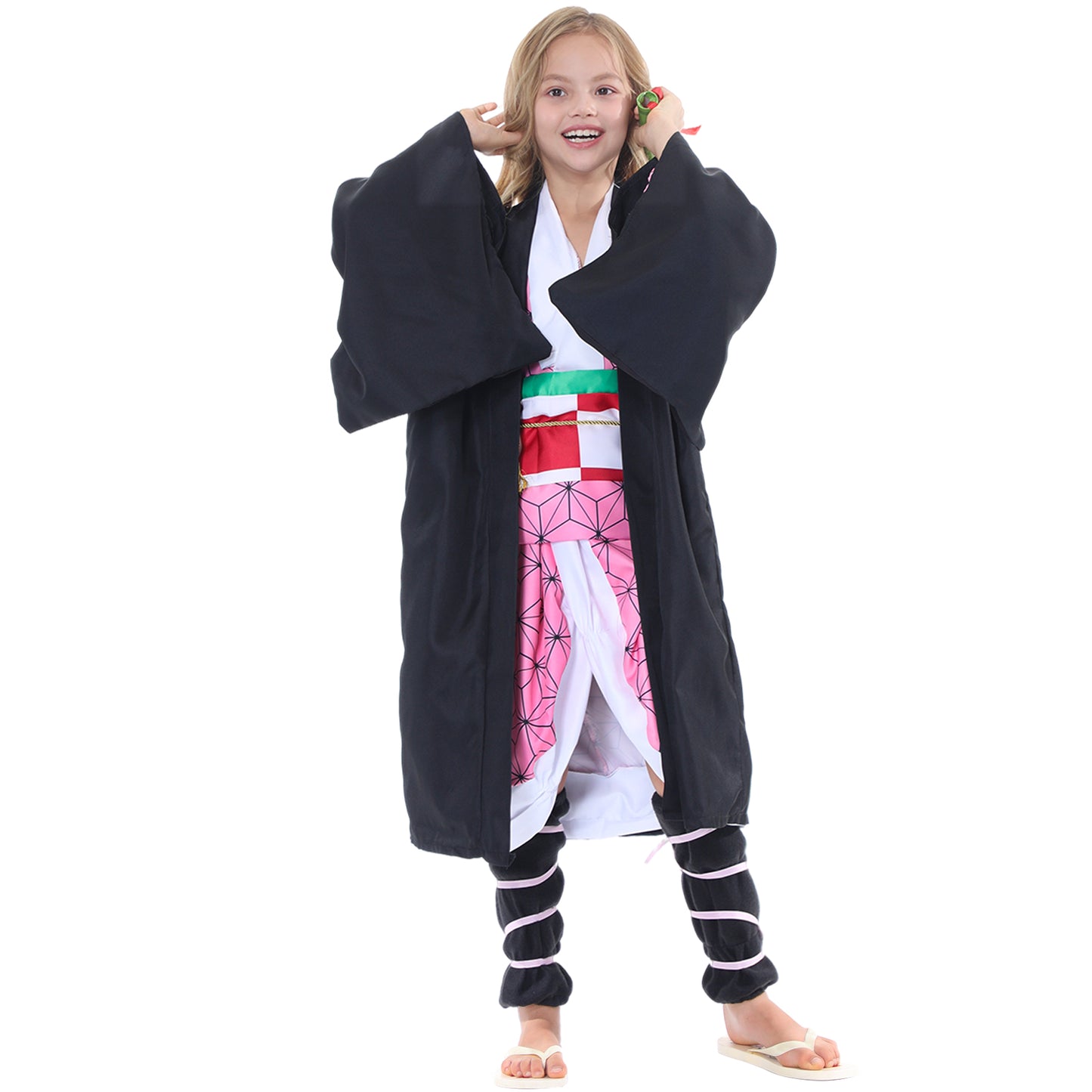 Antbutler Girls Anime Cosplay Costume Kimono Outfit Halloween Cosplay Outfits Full Set for Girls and Women…